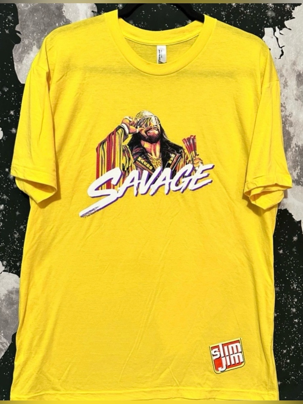Macho Man Randy Savage Slim Jim Graphic Shirt